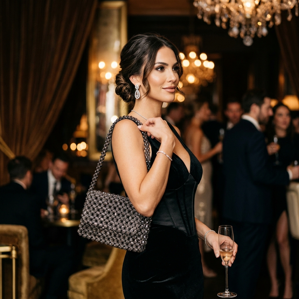 Clutch Treliça Esmeralda Hover
