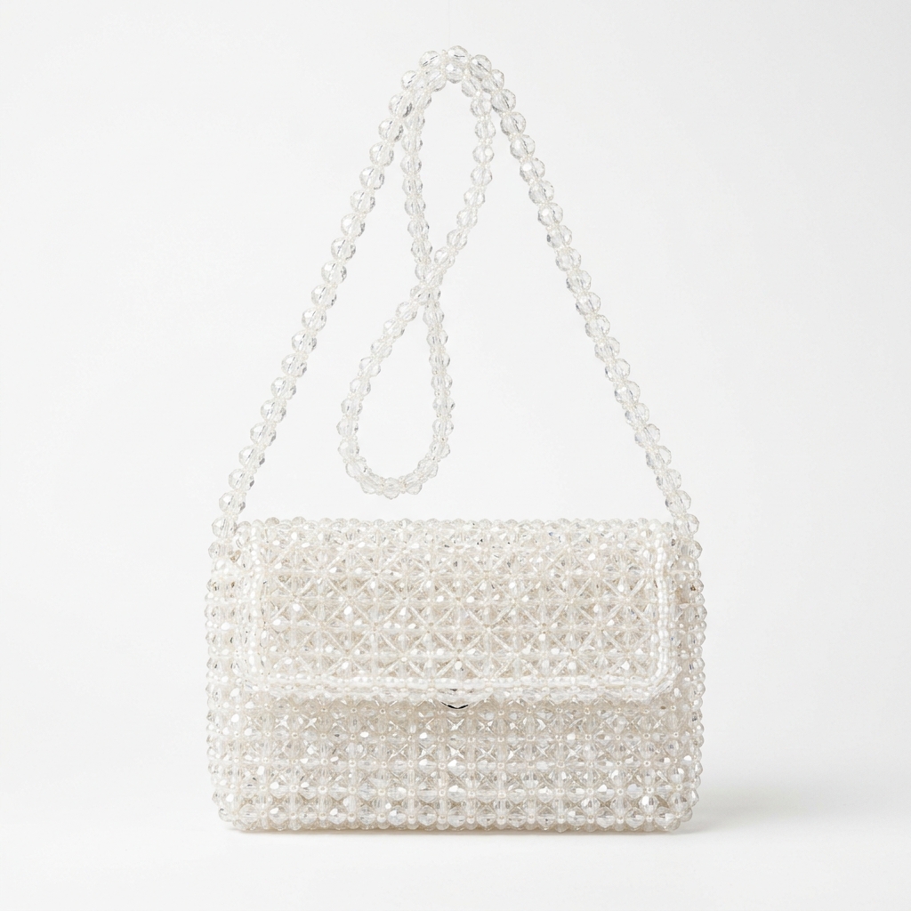 Bolsa Saco Brilho Dourado